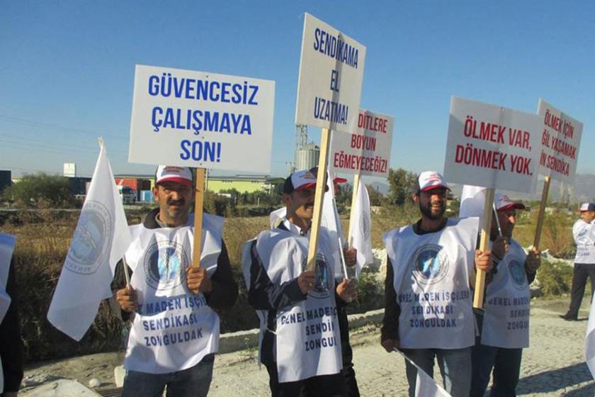 Çineli maden işçileri  sendikalaşmakta kararlı