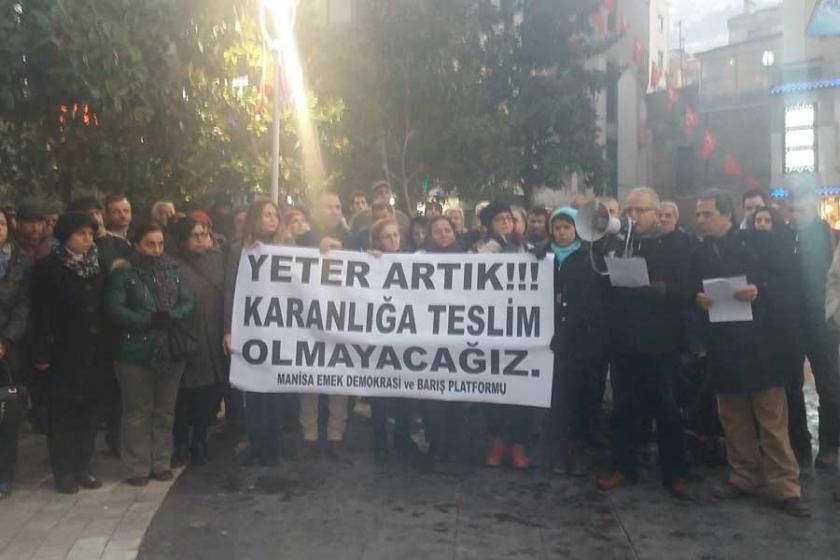 Reina Katliamı Manisa'da protesto edildi