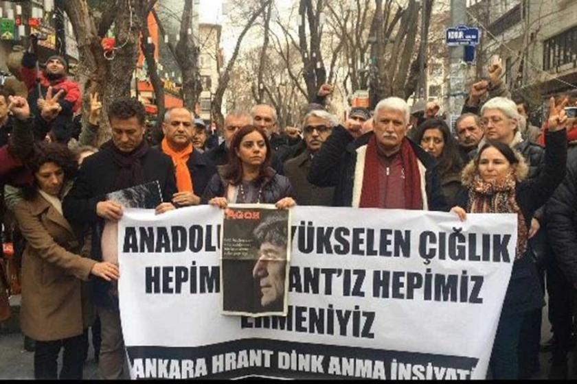 Ankara'da Hrant Dink anmasına polis engeli