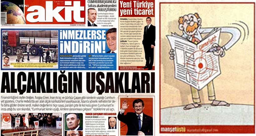 Akit'ten Cumhuriyet’i ‘vurun çağrısı’