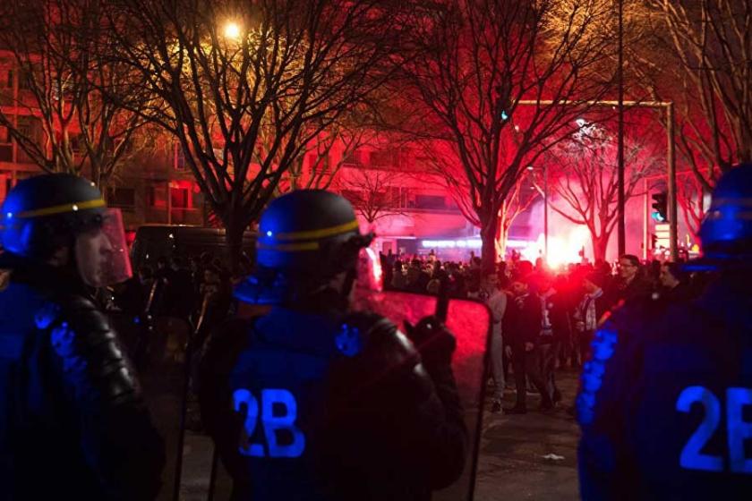 Paris'te polis şiddetine tepki