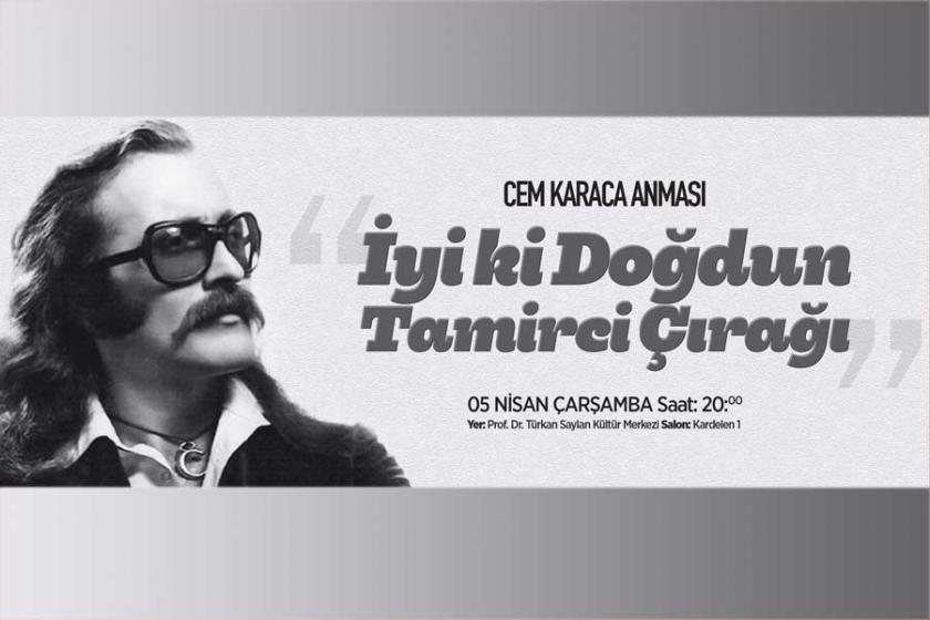 Cem Karaca 72. doğum gününde anılacak