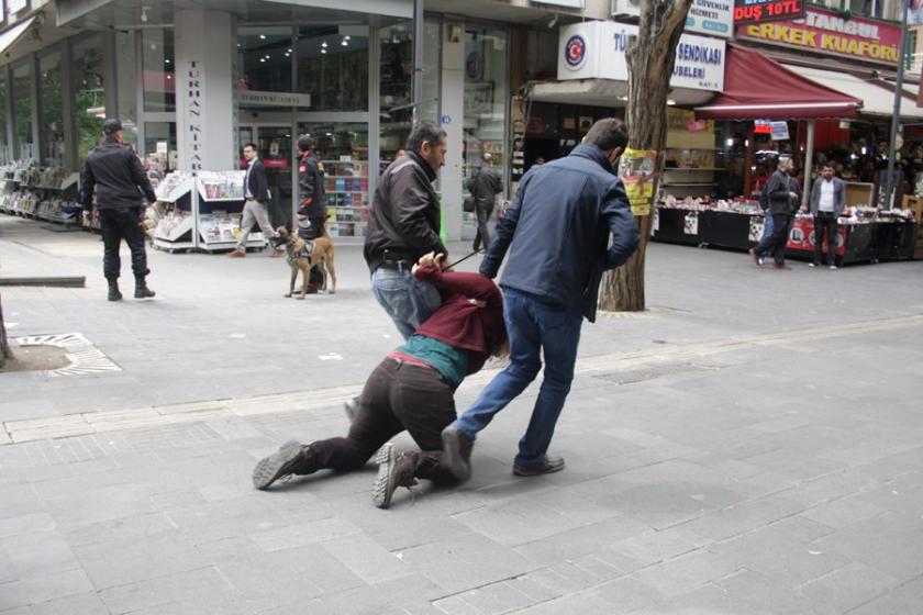 Gülmen ve Özakça’yı destekleyenlere polis saldırısı