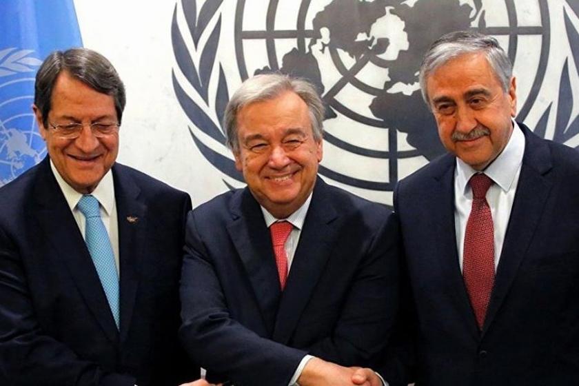 Guterres, Akıncı ve Anastasiadis ile New York'ta görüştü