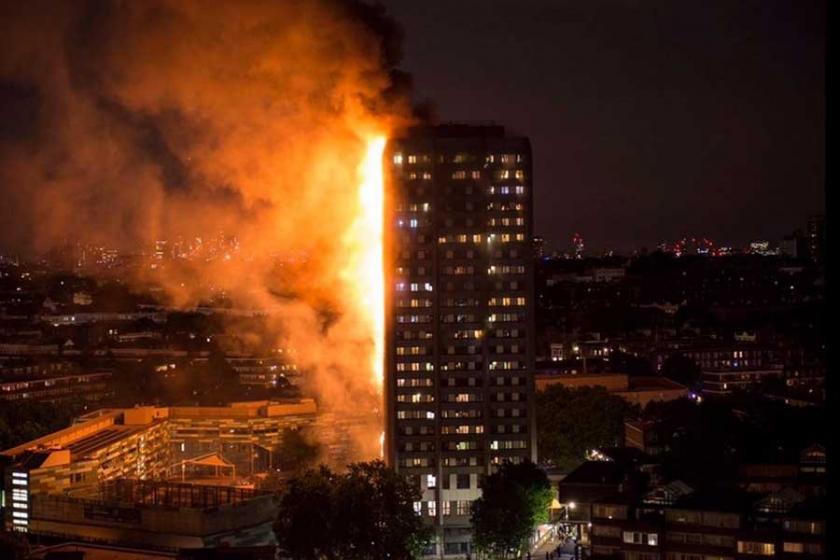 Londra yangını: 16 kez denetleyip yanıcı maddeyi görmemişler