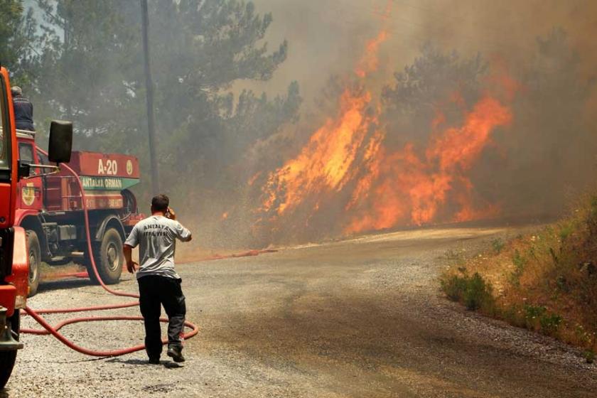 Alanya'daki orman yangını kontrol altına alındı