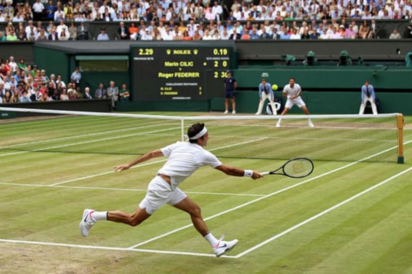 Wimbledon'da final: Federer set vermeden şampiyon