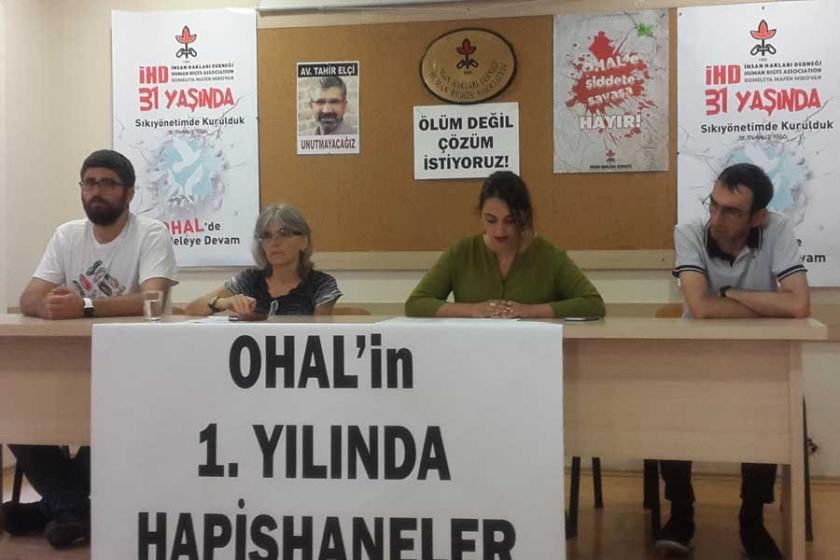 ‘OHAL’de hapishanelerdeki hukuksuzluk arttı’