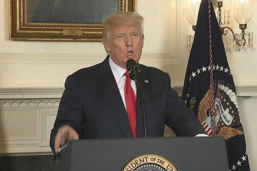 Trump: Kuzey Kore ile konuşarak anlaşamayız