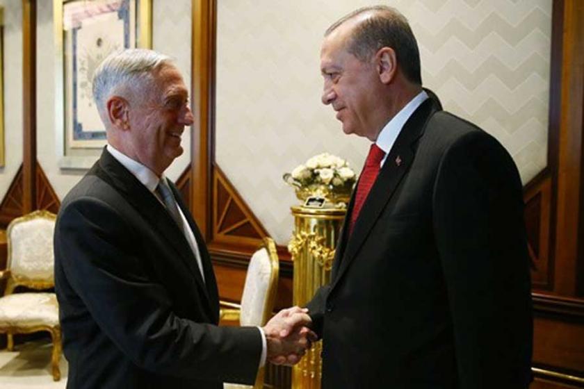 Erdoğan’dan ABD Savunma Bakanı Mattis’e YPG sitemi