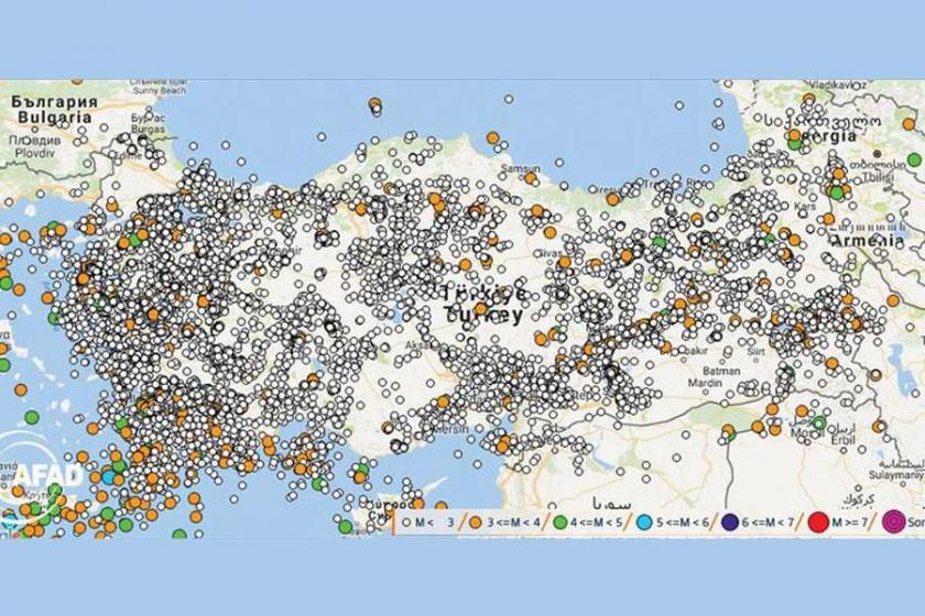 Türkiye'de 2017'in ilk 7 ayında 26 bin 290 deprem oldu!