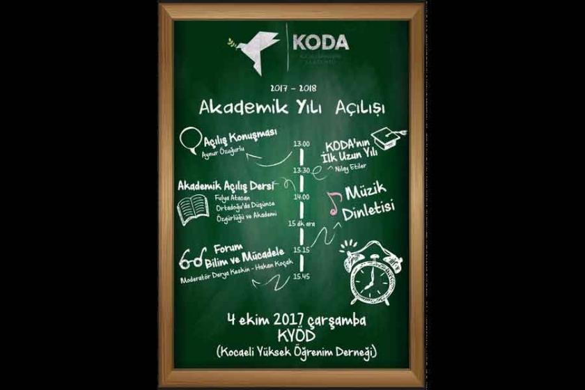 KODA akademik yılı açılışını gerçekleştirecek