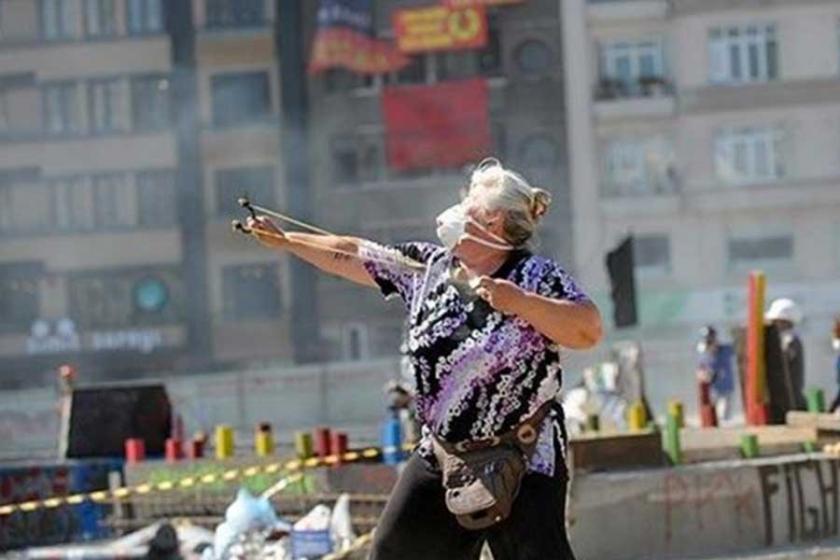 Gezi protestolarının 'sapanlı teyze'si tutuklandı