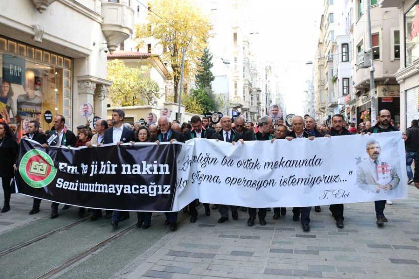 Tahir Elçi ölümünün 2. yılında Taksim’de anıldı