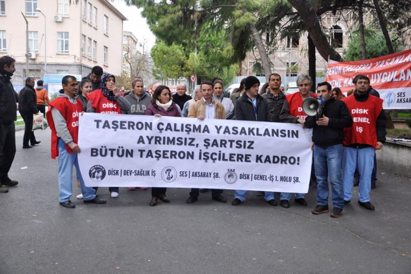 Taşeron işçiler sorularına yanıt istiyor