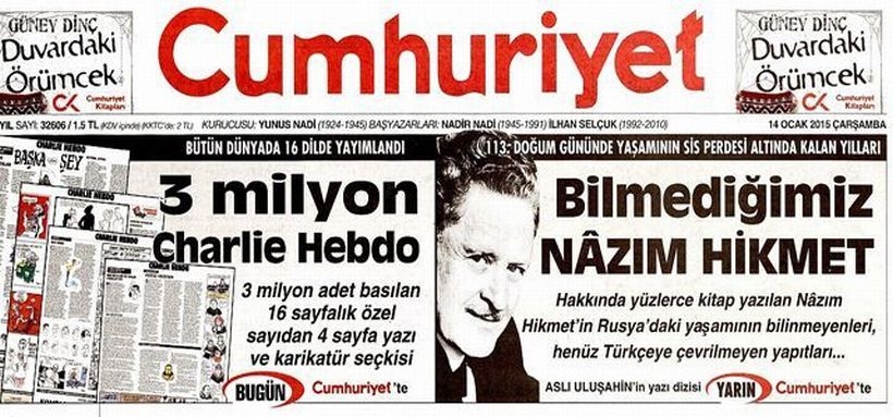 Cumhuriyet’in  iki yazarı ifade verdi