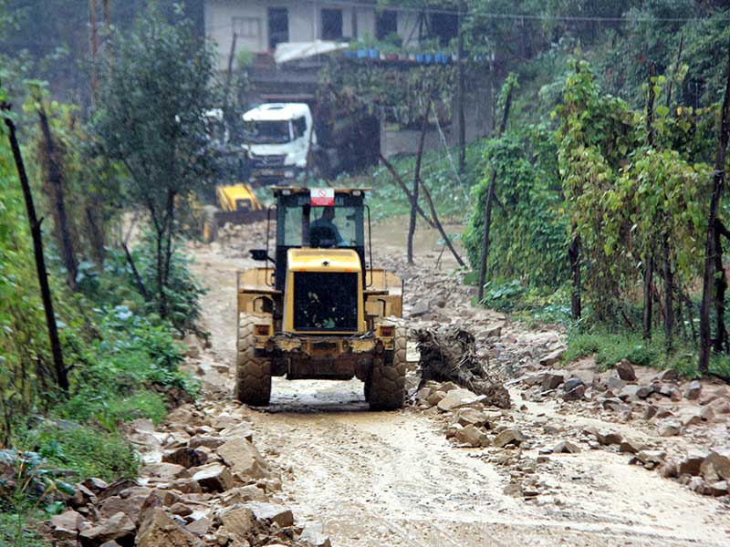 Rize Güneysu'da sel (Fotoğraf: DHA)