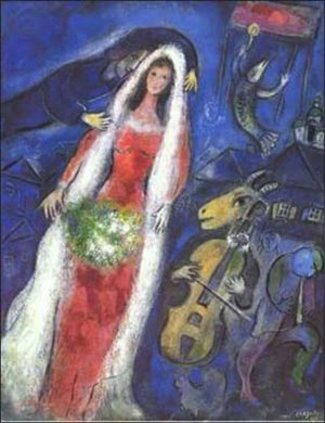 Marc Chagall - La Mariée