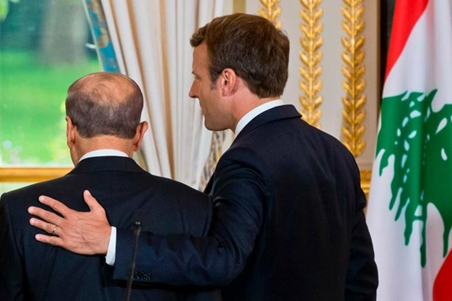 Emmanuel Macron ve Mişel Aun