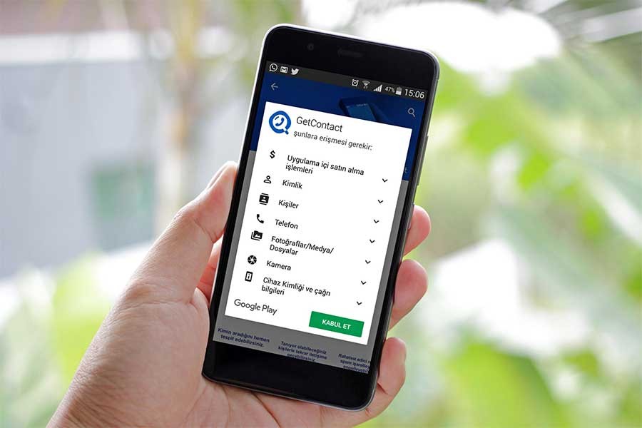 GetContact’a verdiğiniz izinlerle gizliliğiniz tehlikede