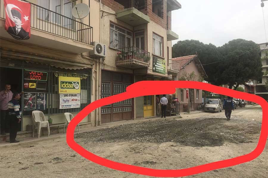 Sarayköy'de altyapı çalışması eziyet oldu