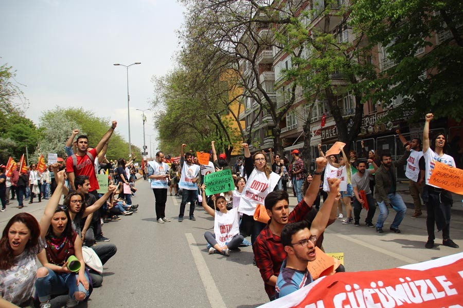 ODTÜ öğrenci toplulukları 1 Mayıs'a hazırlanıyor