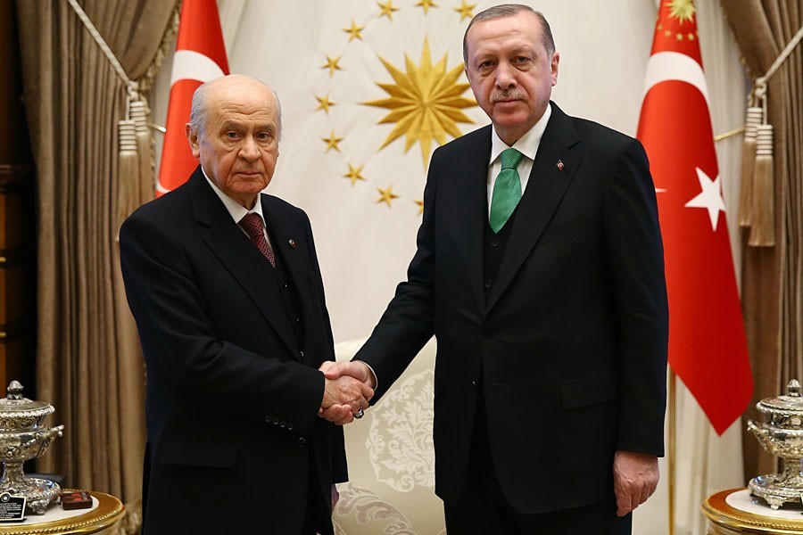 Erdoğan-Bahçeli görüşmesinde gündem ittifak, OHAL, bedelli...