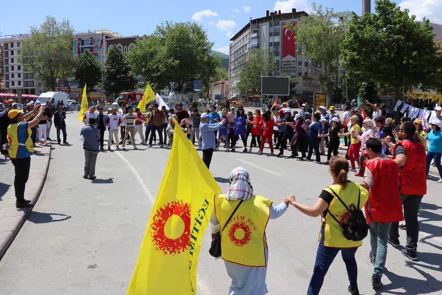 Kütahya'da 1 Mayıs kutlaması