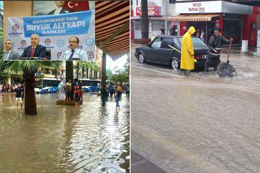 Altyapı çöktü, barajlar aşıldı