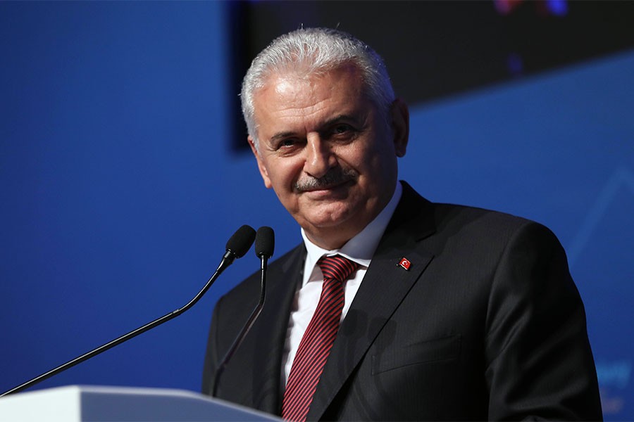 Son Başbakan Binali Yıldırım, Çankaya'da personeline veda etti