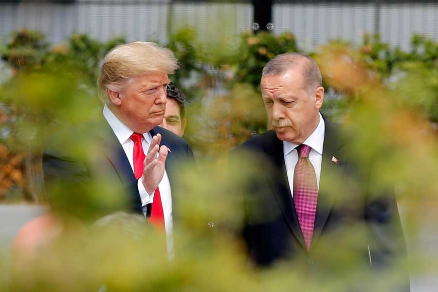  Cumhurbaşkanı Erdoğan ile ABD Başkanı Trump Suriye'yi görüştü