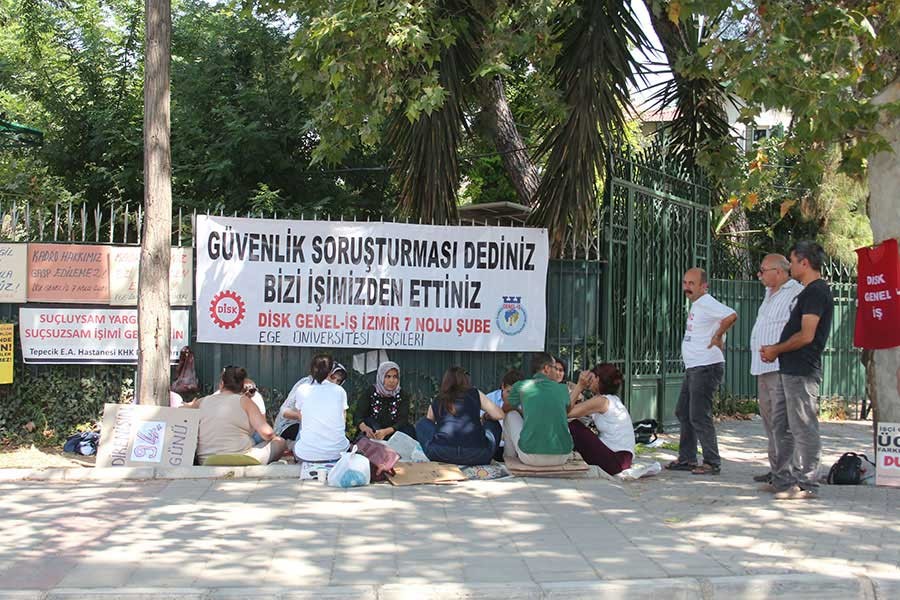 Ege Üniversitesi Rektörlüğüne ‘İşe geri al’ çağrısı