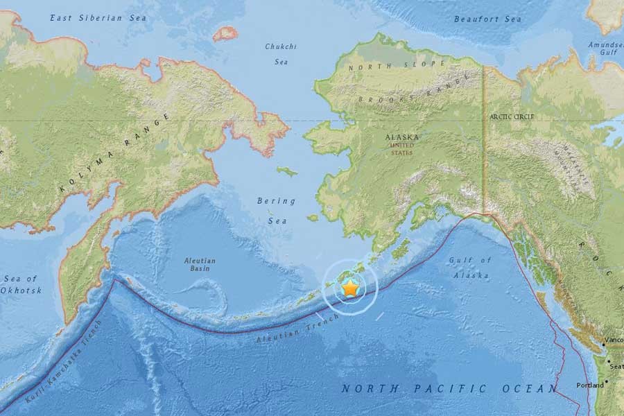 Alaska'da 6,0 büyüklüğünde deprem