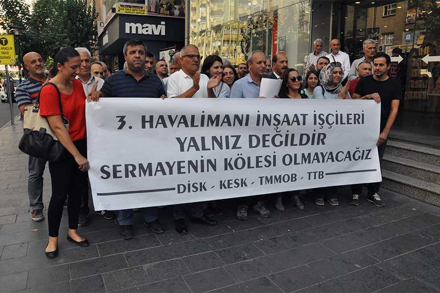 Diyarbakır’dan havalimanı işçilerine dayanışma açıklaması