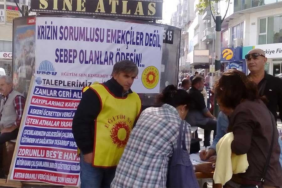 Eğitim Sen: Krizin bedelini sebep olanlar ödesin