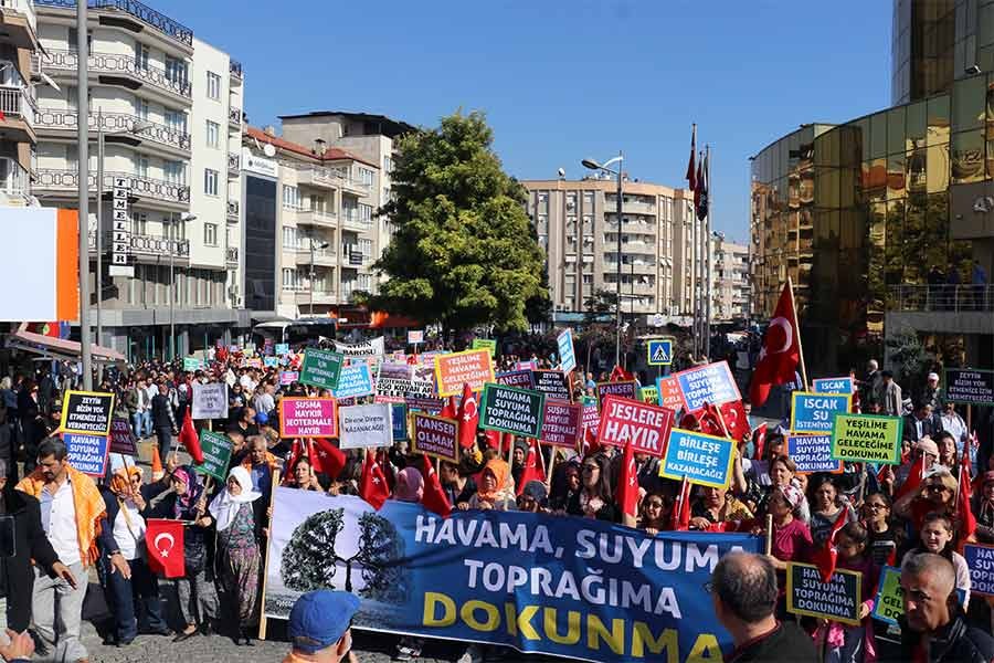 Aydın'da jeotermal enerji santraline tepki