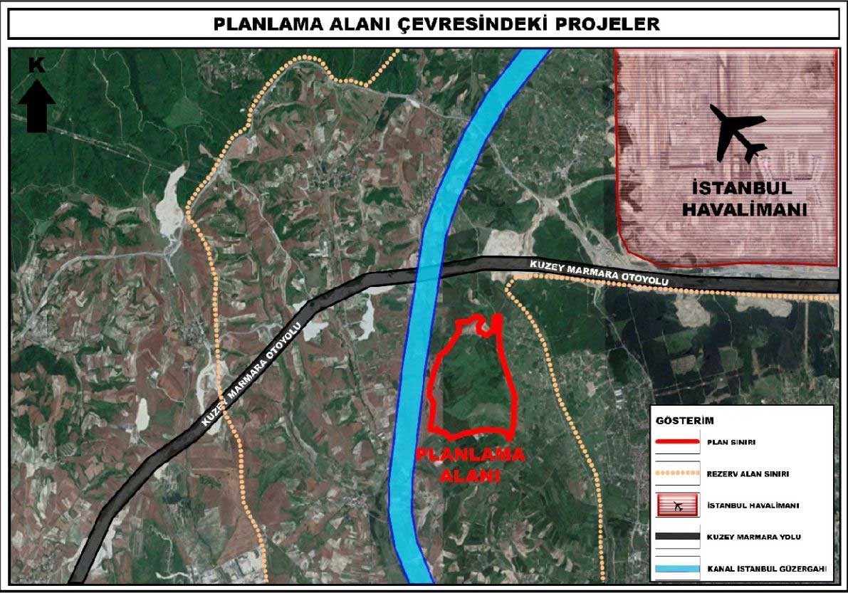 İstanbul’un kuzeyinde 2,7 milyon metrekare arazi imara açıldı