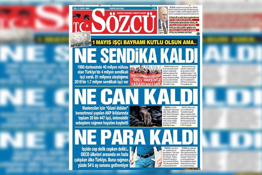 TGS: Sözcü yönetimi sendika hakkına saygı duysun