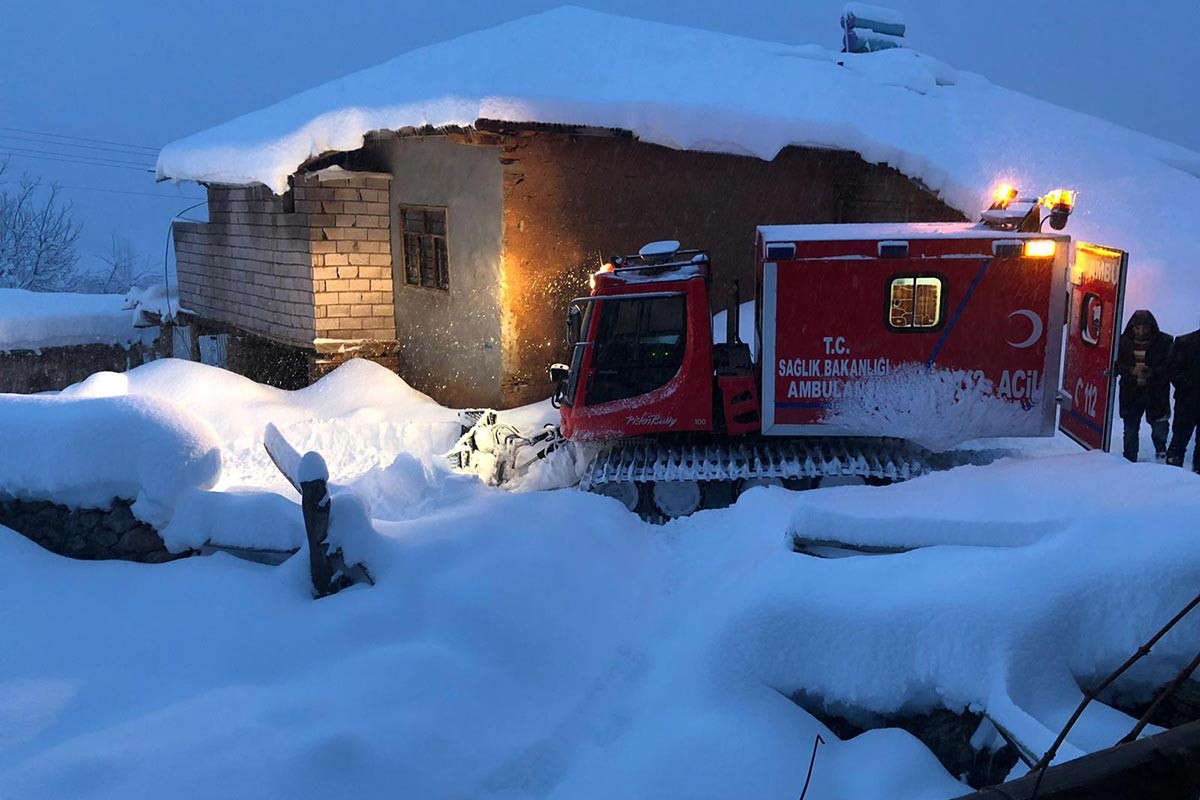 Maraş'ta çığ düştü: 1 kişi hayatını kaybetti