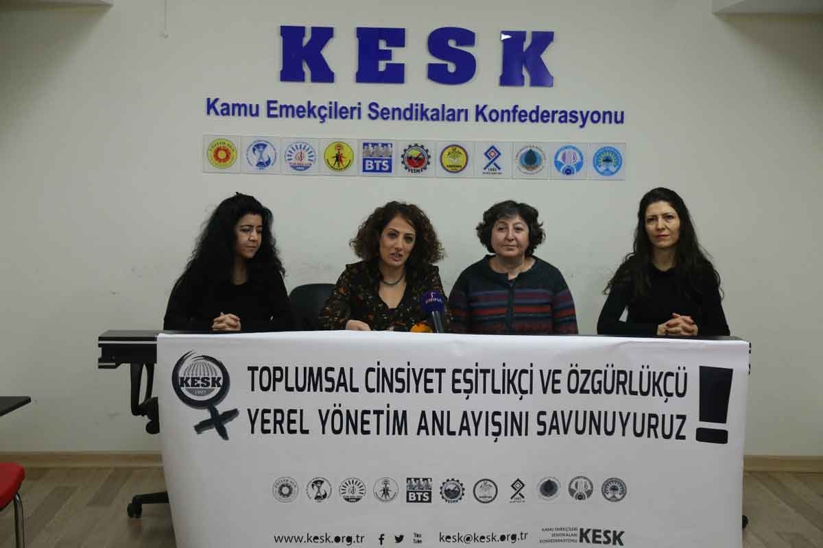 KESK Kadın Komisyonu: Eşitlikçi ve özgürlükçü yerel yönetim istiyoruz