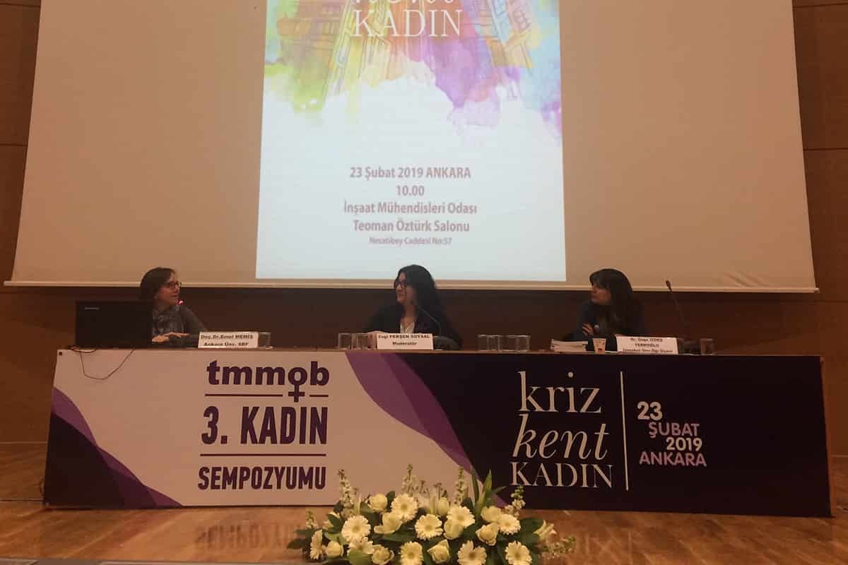 TMMOB, kadın sempozyumunun 3.sünü gerçekleştirdi: Kriz, Kent, Kadın