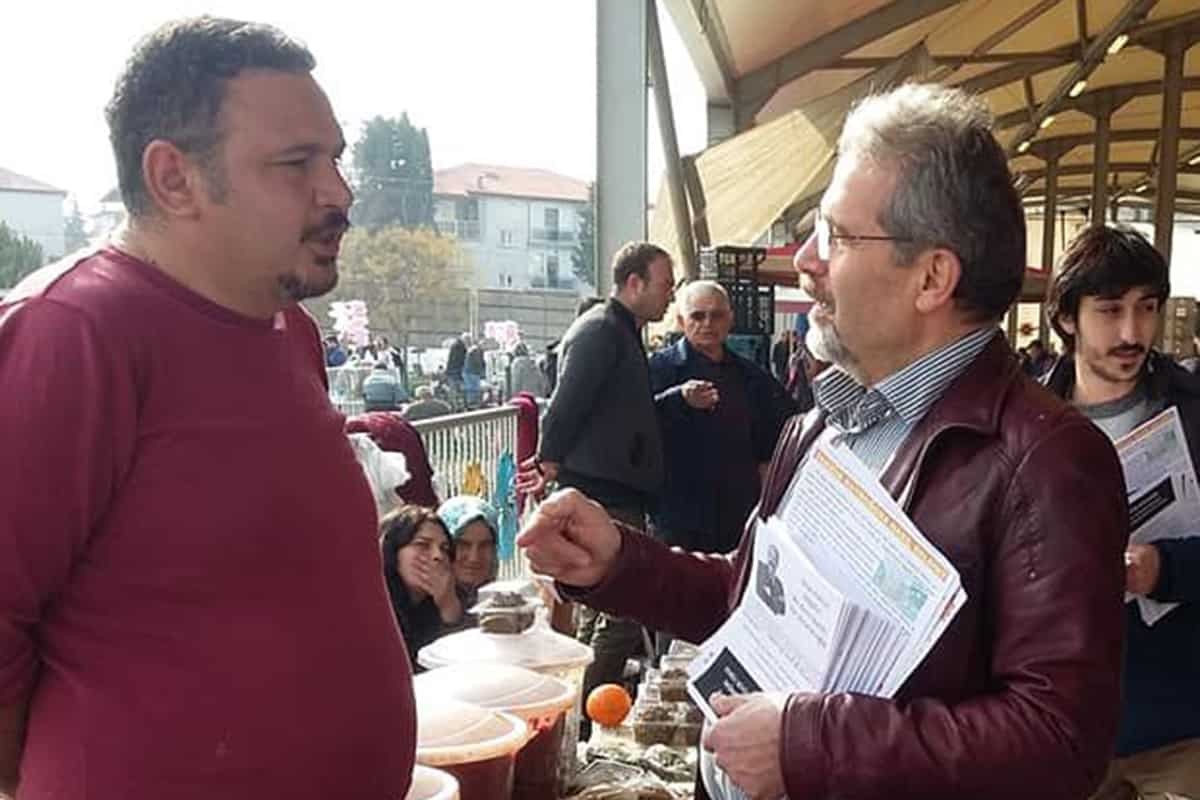 Denizli'de pazar esnafından Bağımsız Aday Kırgız'a: Sen farklısın