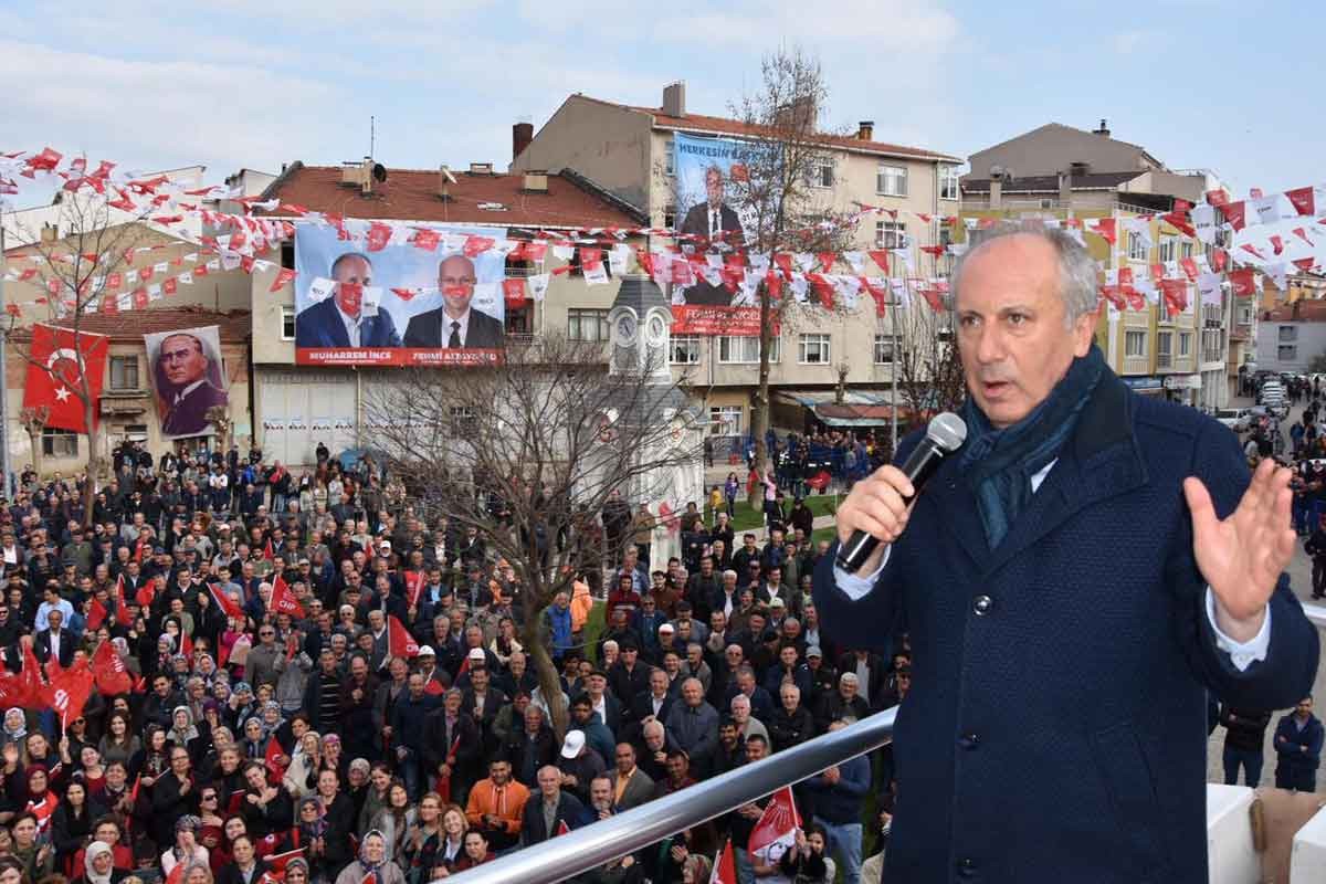 Muharrem İnce: Neden beka seçimi olsun, bu bir belediye seçimi