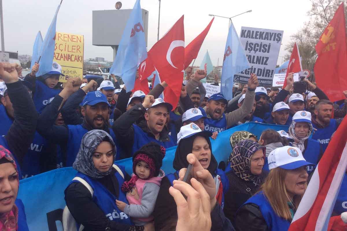 Kale Kayış işçileri: Ya ölmeye razı olacağız ya da hakkımızı alacağız