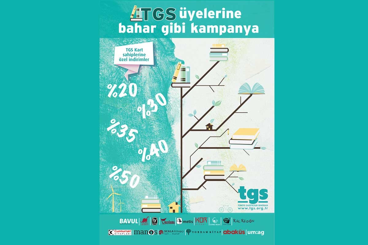 Türkiye Gazeteciler Sendikasından üyelerine kitap kampanyası