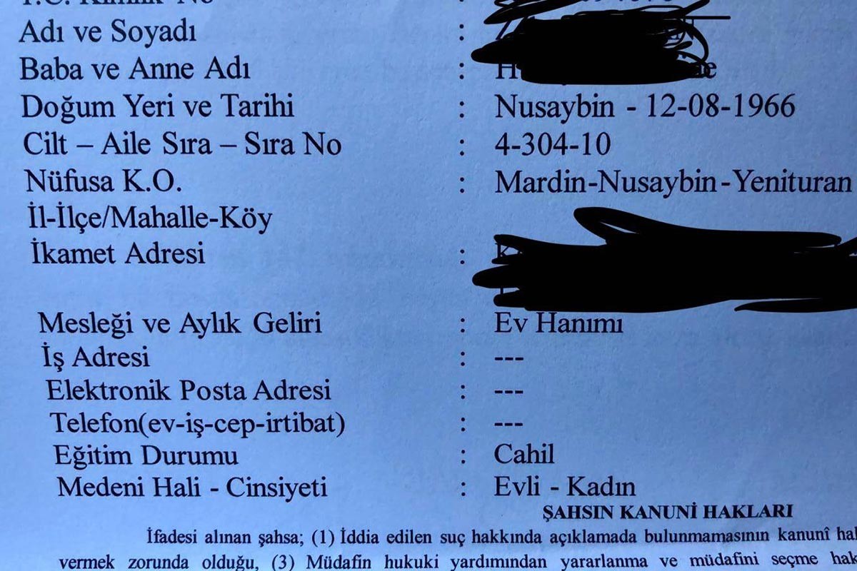 Gözaltına alınan annelerin tutanağında eğitim durumuna 'cahil' yazıldı