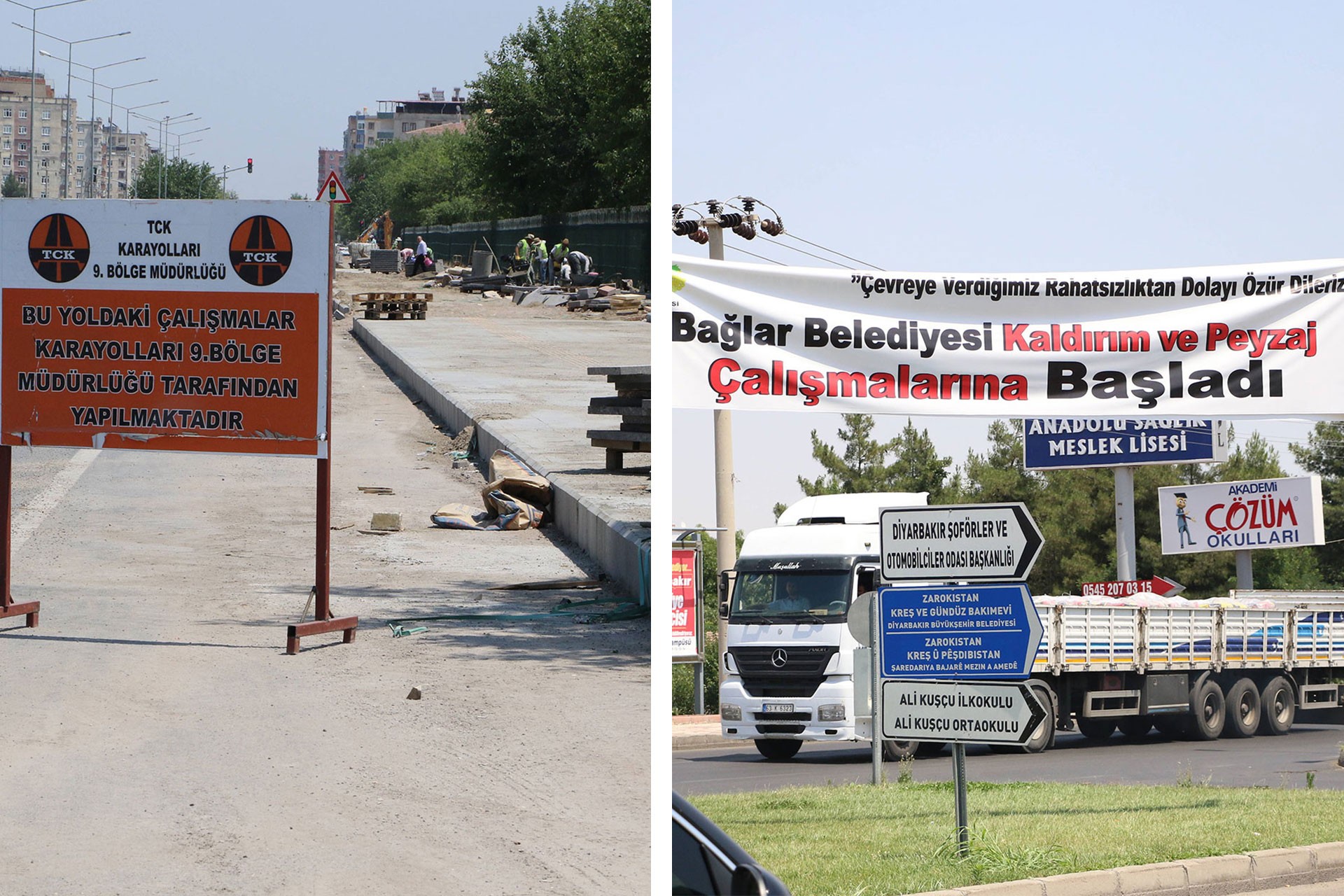 Bağlar Belediyesi Karayolları'nın çalışmasını kendine mal etti