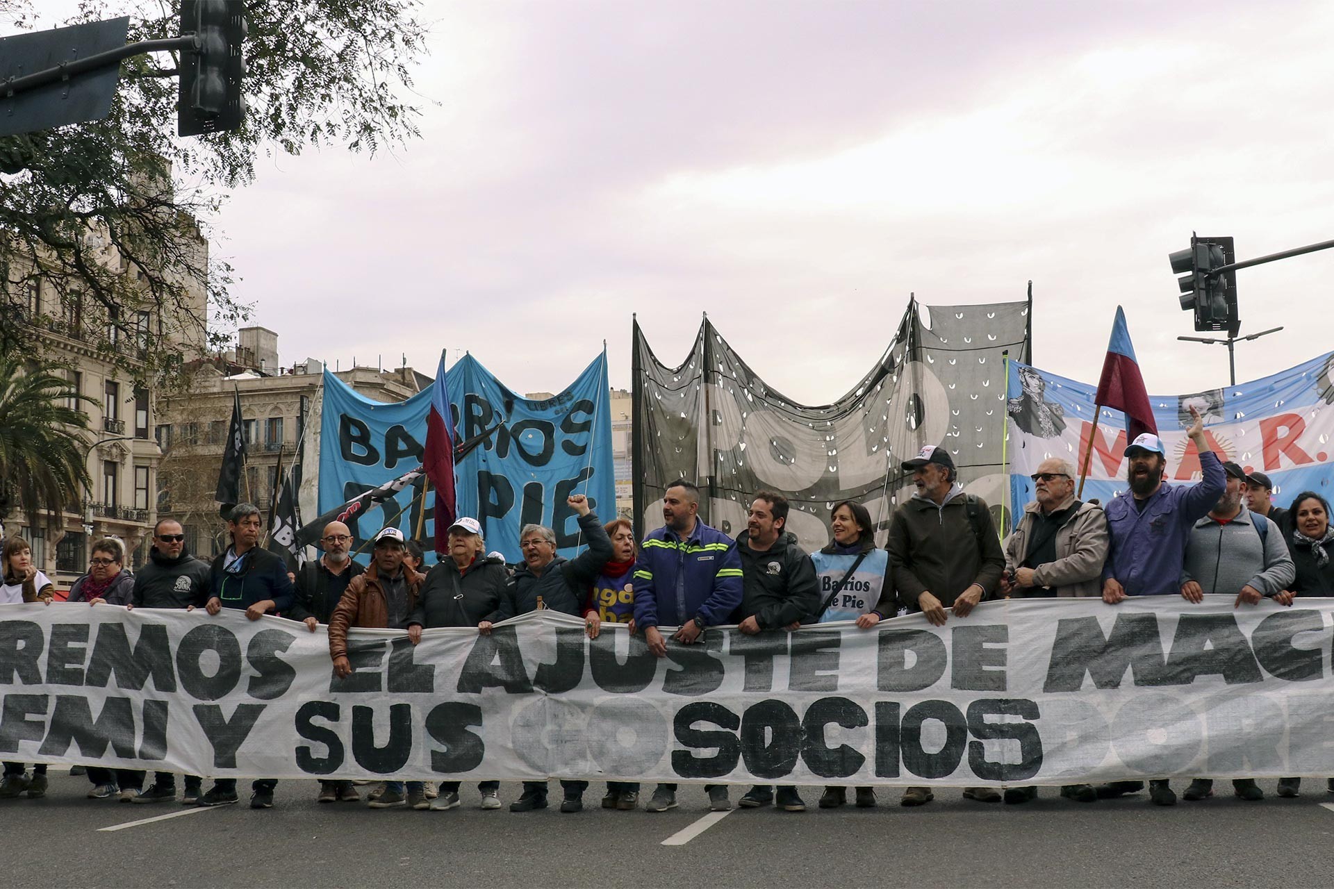 Arjantin'de kriz ve yoksulluk nedeniyle hükümete karşı protesto düzenlendi.