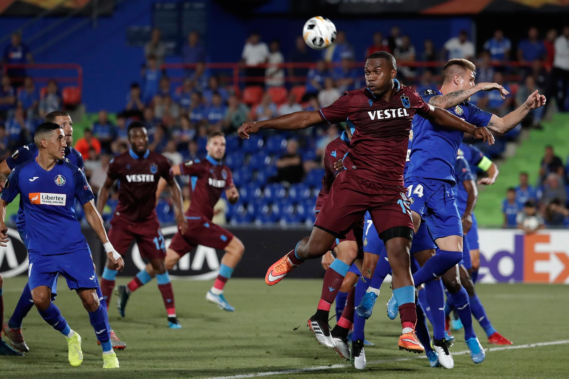 Trabzonspor, UEFA Avrupa Ligi'nde deplasmanda Getafe'ye 1-0 yenildi