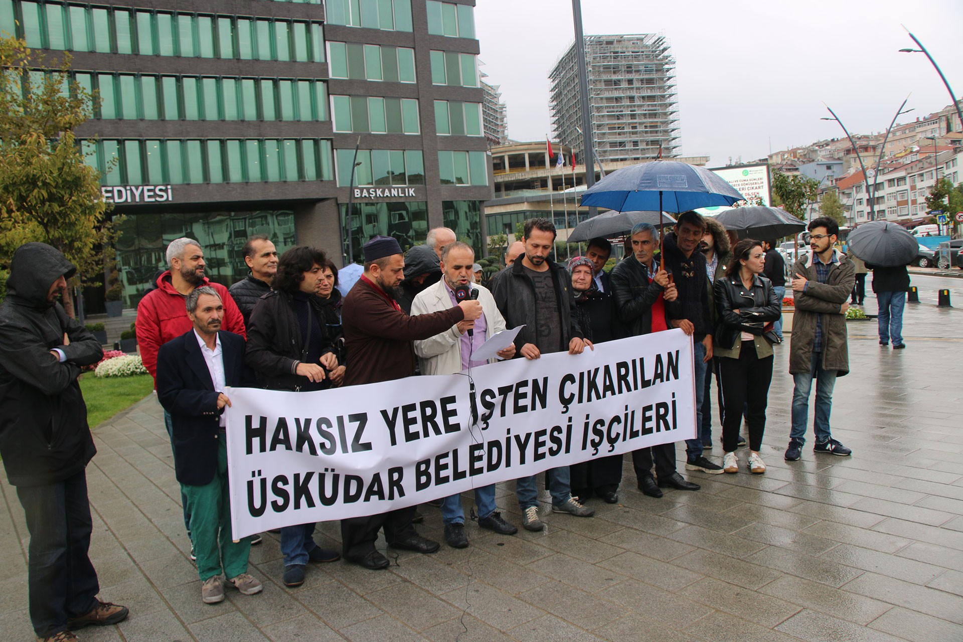 Üsküdar Belediyesi işçileri